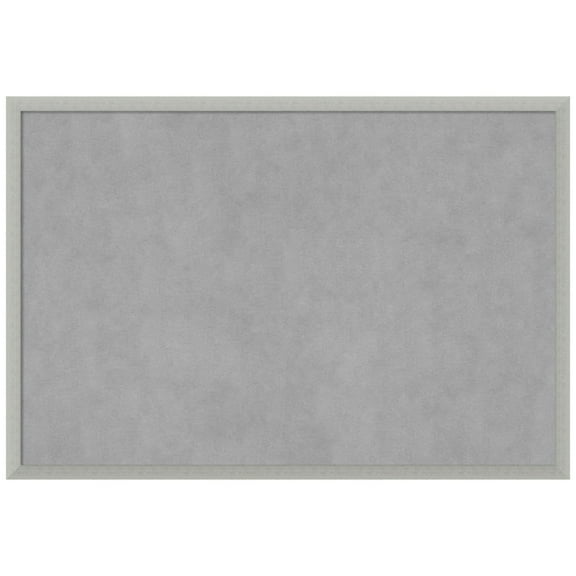 Amanti Art Silver Leaf Framed Magnetic Board 38 x 26 in.