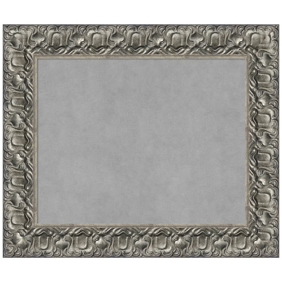 Amanti Art Silver Luxor Framed Magnetic Board 26 x 22 in.