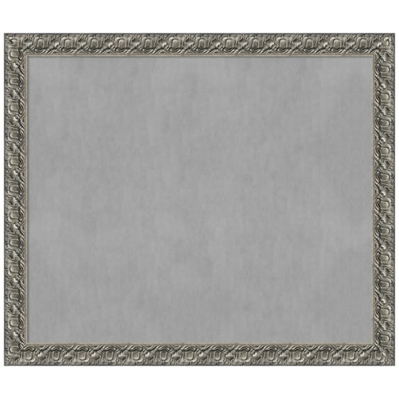 Amanti Art Silver Luxor Framed Magnetic Board 54 x 46 in.