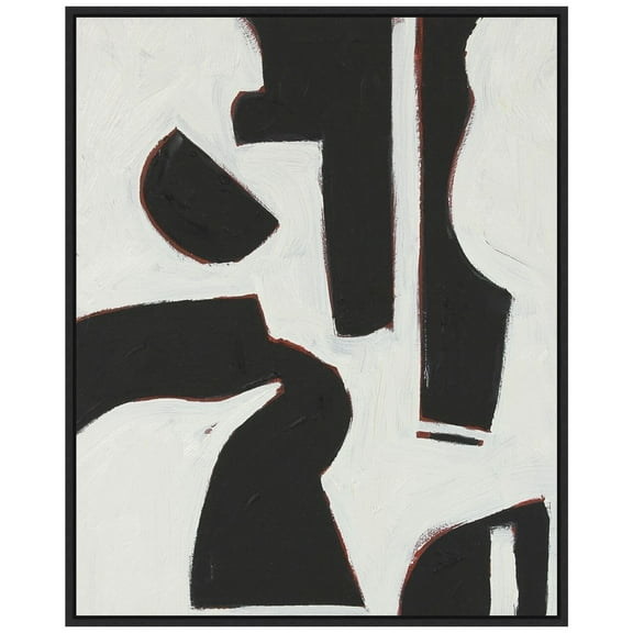 Amanti Art Six String I Framed Canvas Wall Art Print