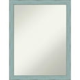 thumbnail image 1 of Amanti Art Sky Blue Rustic Wood Framed Non-Beveled Bathroom Vanity Wall Mirror - 20.25 x 26.25 in, 1 of 8