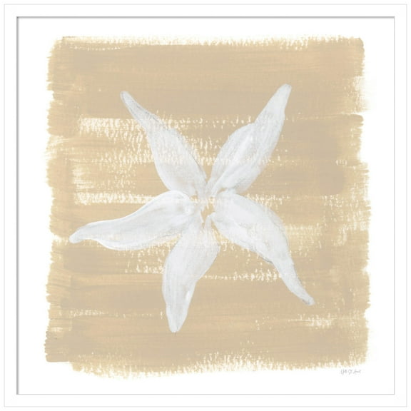 Amanti Art Soft Sea Starfish Wood Framed Wall Art Print