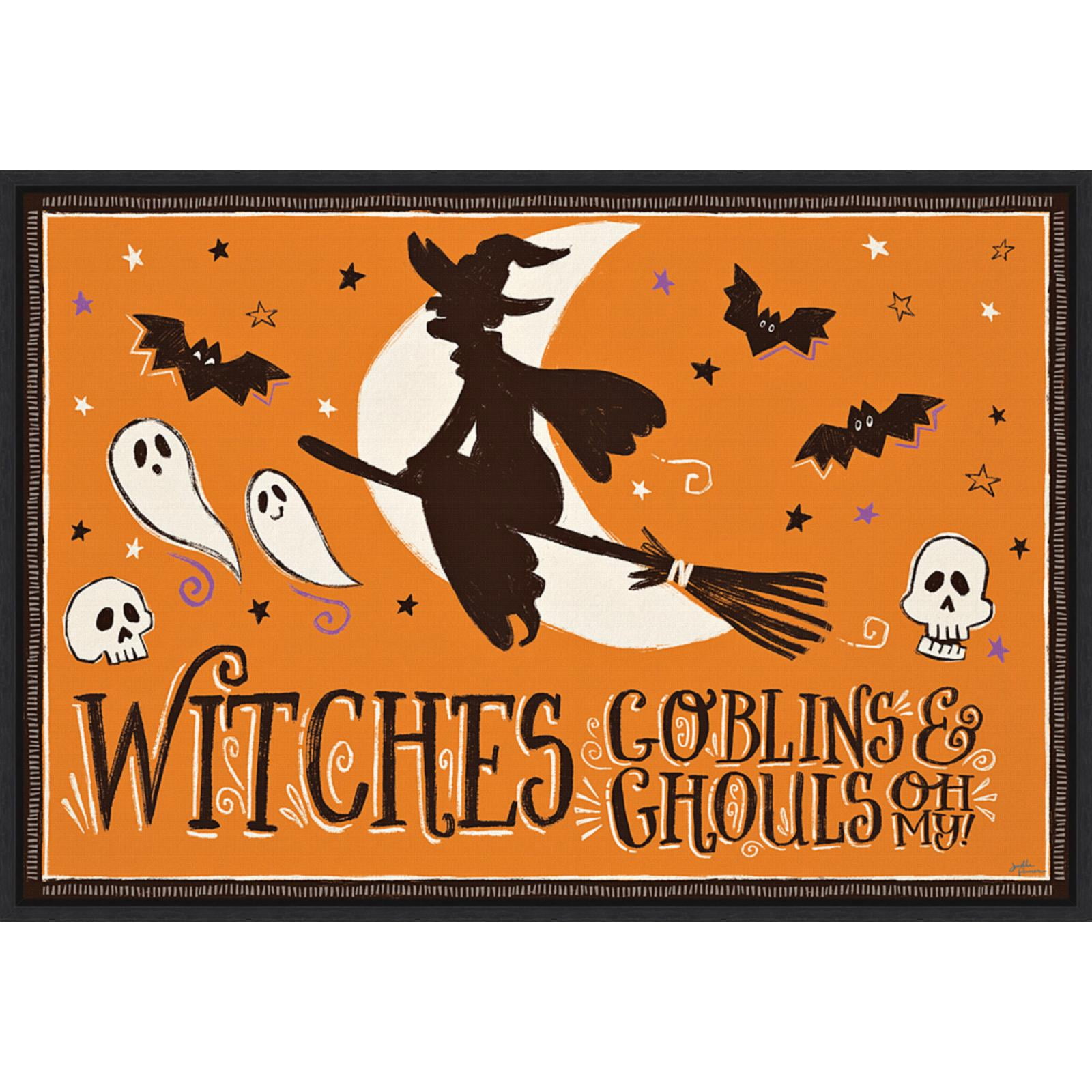 Spooktacular Halloween Canvas Print with Quote