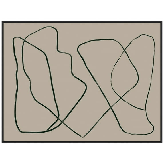 Amanti Art Stacks Framed Canvas Wall Art Print