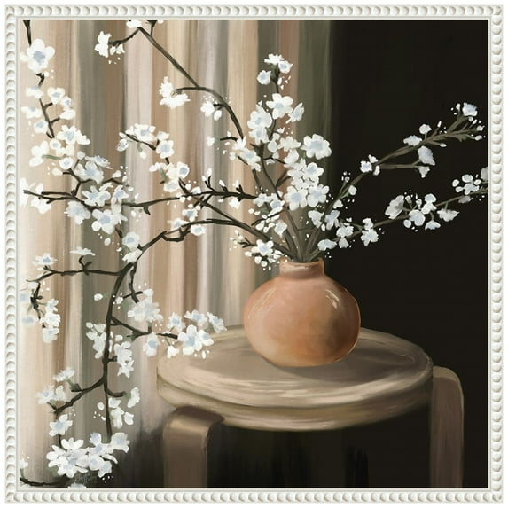 Amanti Art Still Life Blossoms Framed Canvas Wall Art Print