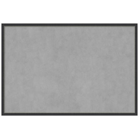 Amanti Art Stylish Black Narrow Framed Magnetic Board 37 x 25 in.