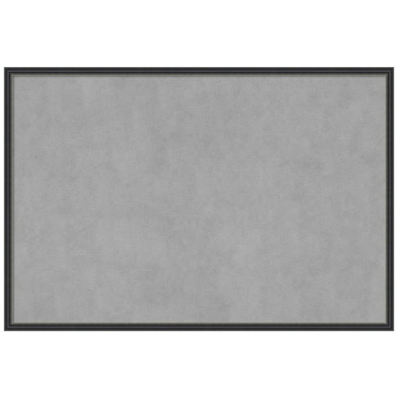 Amanti Art Stylish Black Narrow Framed Magnetic Board 37 x 25 in.