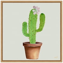 Amanti Art Succulent Symphony I Framed Canvas Wall Art Print