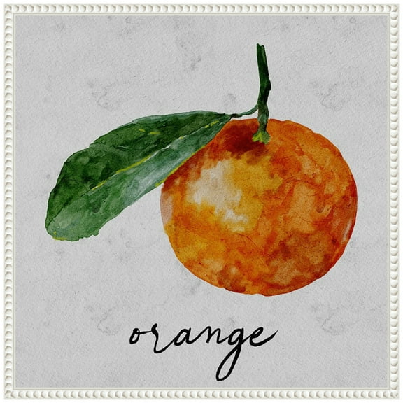 Amanti Art Summertime Citrus I Framed Canvas Wall Art Print