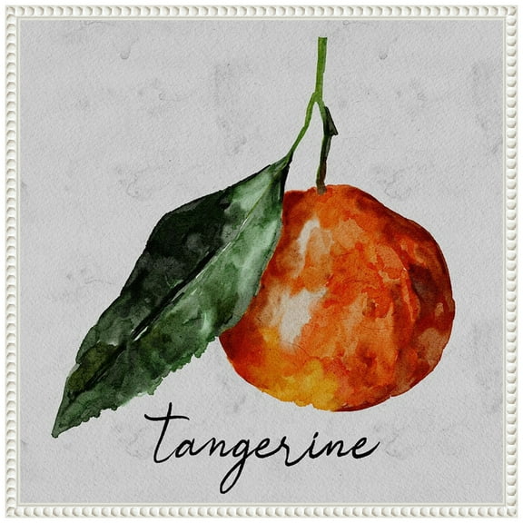 Amanti Art Summertime Citrus III Framed Canvas Wall Art Print