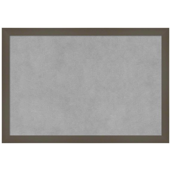 Amanti Art Svelte Clay Grey Framed Magnetic Board 19 x 13 in.