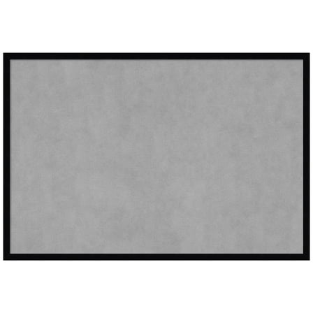 Amanti Art Svelte Noir Black Framed Magnetic Board 37 x 25 in.