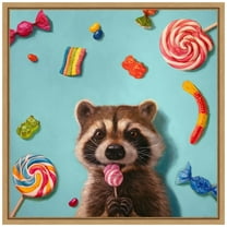 Amanti Art Sweet Tooth Framed Canvas Wall Art Print