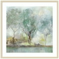 thumbnail image 1 of Amanti Art Teal Landscape Wood Framed Wall Art Print, 1 of 8