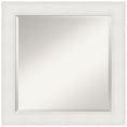 thumbnail image 1 of Amanti Art Texured White Beveled Bathroom Wall Mirror, 1 of 10
