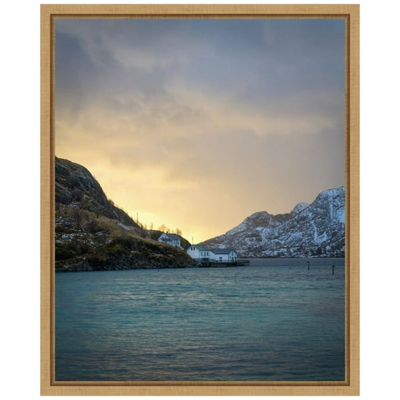 Amanti Art The Morning Glow II Framed Canvas Wall Art Print