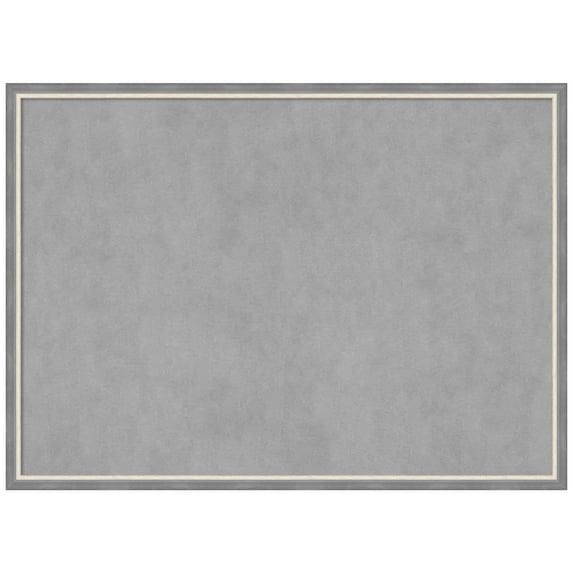 Amanti Art Theo Grey Narrow Framed Magnetic Board 29 x 21 in.