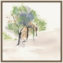 Amanti Art Tinted Treescape I Framed Canvas Wall Art Print