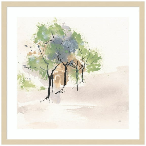 Amanti Art Tinted Treescape I Wood Framed Wall Art Print