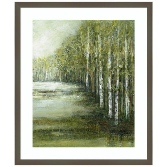 Amanti Art Tranquil Waters II Wood Framed Wall Art Print