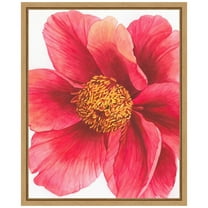 Amanti Art Tree Peony II Framed Canvas Wall Art Print