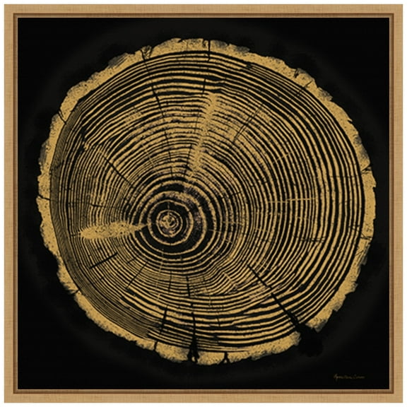 Amanti Art Tree Trunk I Framed Canvas Wall Art Print