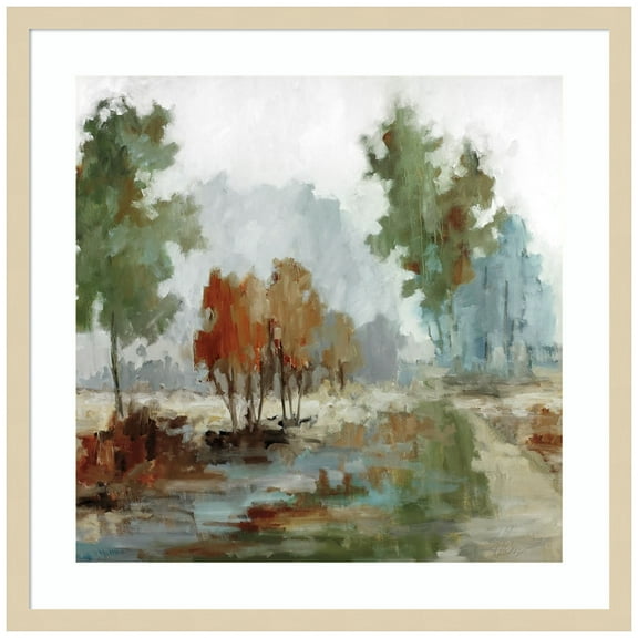 Amanti Art Trees Back Home Wood Framed Wall Art Print