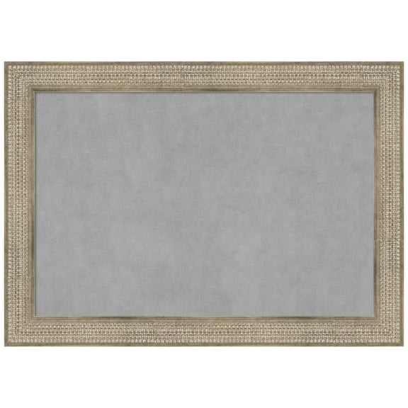 Amanti Art Trellis Silver Framed Magnetic Board 42 x 30 in.