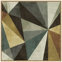 Amanti Art Triangulawesome Framed Canvas Wall Art Print