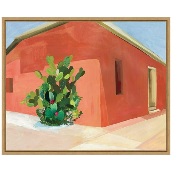 Amanti Art Tuscan Valley House I Framed Canvas Wall Art Print