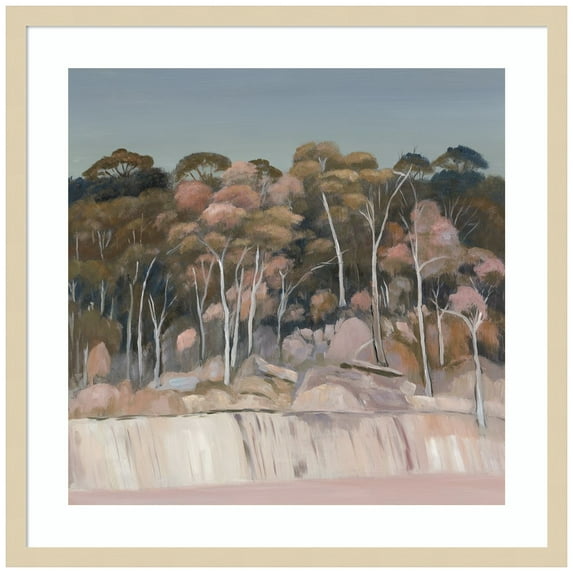 Amanti Art Twilight Tree Canopy Wood Framed Wall Art Print