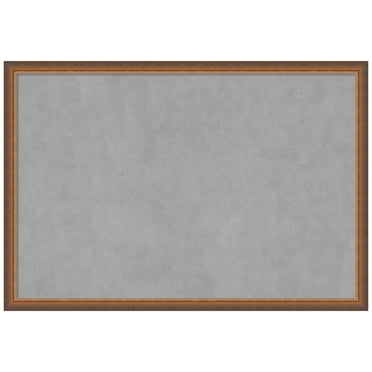 Amanti Art Two Tone Bronze Copper Framed Magnetic Board 38 x 26 in.