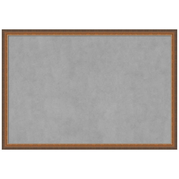 Amanti Art Two Tone Bronze Copper Framed Magnetic Board 38 x 26 in.