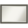 thumbnail image 1 of Amanti Art Upcycled Brown Grey Beveled Wood Wall Mirror 27.5 x 39.5 in., 1 of 10