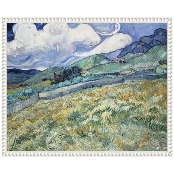 Amanti Art Van Gogh Landscapes with Clouds II Framed Canvas Wall Art Print