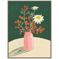 thumbnail image 1 of Amanti Art Vase Floral Framed Canvas Wall Art Print, 1 of 9