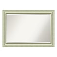 thumbnail image 1 of Amanti Art Vegas Silver Beveled Wood Wall Mirror 28.75 x 40.75 in., 1 of 5