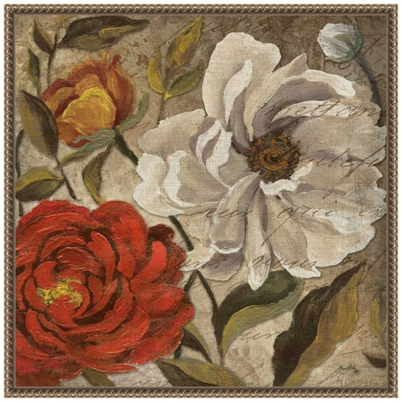 Amanti Art Versailles Bouquet II Framed Canvas Wall Art Print