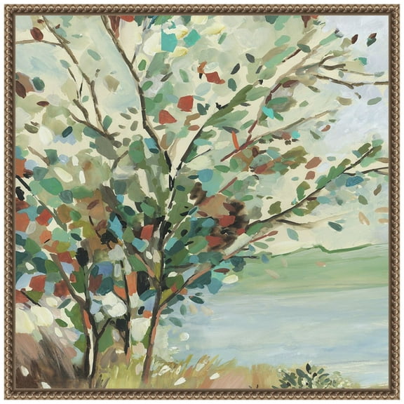 Amanti Art Vibrant Tree Branch Medley Framed Canvas Wall Art Print