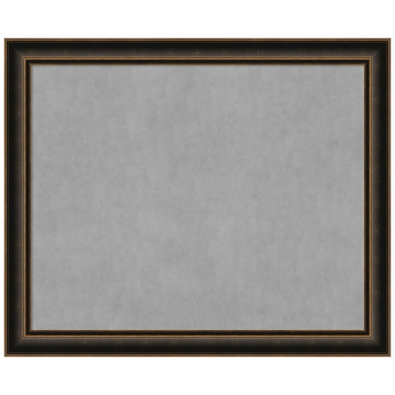 Amanti Art Villa Oil Rubbed Bronze Framed Magnetic Board 46 x 38 in.