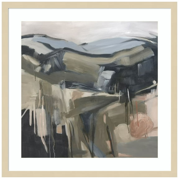 Amanti Art Waiting by the Hilltops Wood Framed Wall Art Print