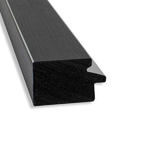 Amanti Art Wall Mirror, Eva Black Silver Narrow Frame Mirror for Wall Decor or use as Bathroom Mirror for Over Sink (33.25 x 43.25 in.) Beveled Mirror, Black Mirror, Modern Mirror from WI, USA