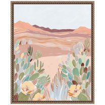 Amanti Art Warm Sunbaked Desert II Framed Canvas Wall Art Print