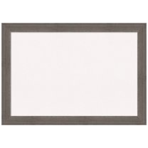 Amanti Art White Cork Board Framed Alta Brown Grey Bulletin Board 41 in. x 29 in.