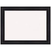 Amanti Art White Cork Board Framed Astor Black Bulletin Board 33 in. x 25 in.