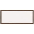 thumbnail image 1 of Amanti Art White Cork Board Framed Florence Medium Brown Bulletin Board 32 in. x 14 in., 1 of 7
