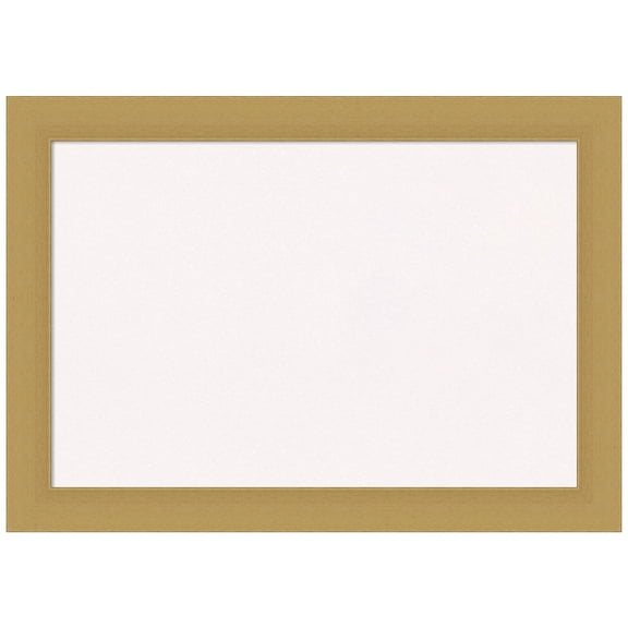 Amanti Art White Cork Board Framed Grace Brushed Gold Bulletin Board 28 in. x 20 in.