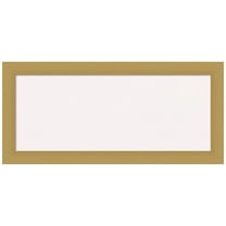 Amanti Art White Cork Board Framed Grace Brushed Gold Bulletin Board 34 in. x 16 in.