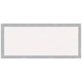 thumbnail image 1 of Amanti Art White Cork Board Framed Grace Brushed Nickel Narrow Bulletin Board 32 in. x 14 in., 1 of 7