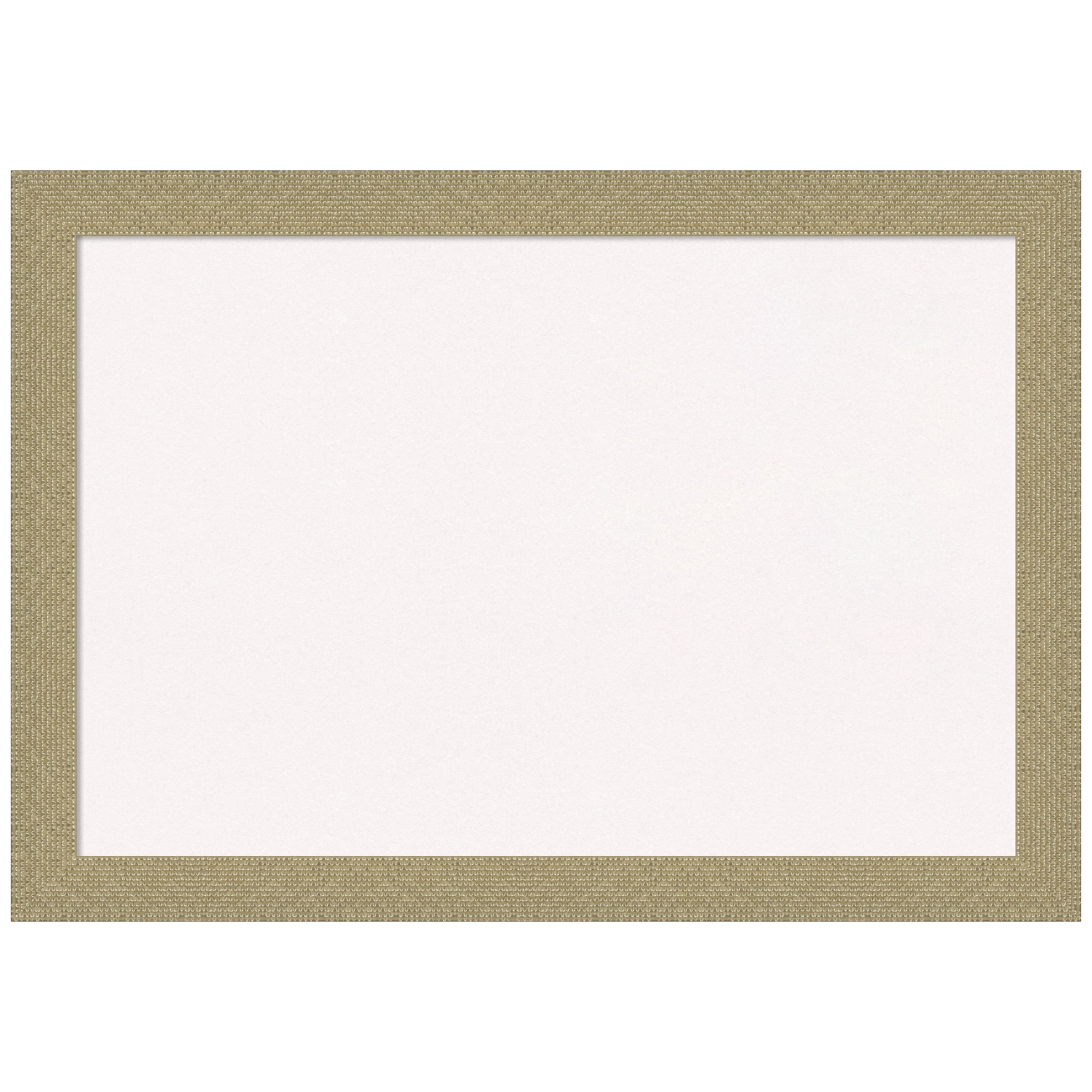 Amanti Art White Cork Board Framed Mosaic Gold Bulletin Board 40 in. x 28 in.